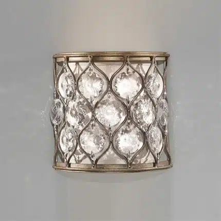 Sunflower Crystals Wall Light