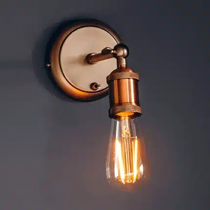 Adjustable Knuckle Industrial Wall Light