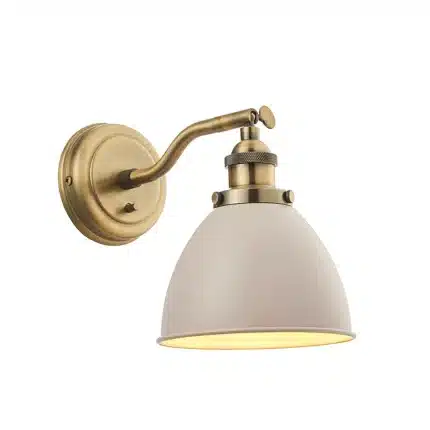 Adjustable Knuckle Vintage Stone Colour Wall Light