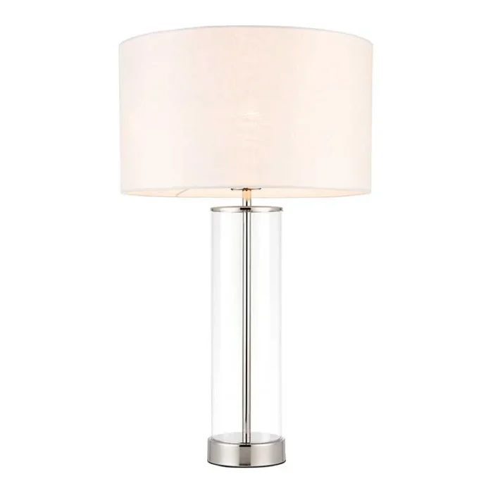 Bright Nickel Table Lamp