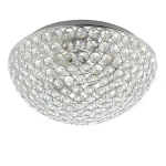 Chrome Flush Bathroom Ceiling Light