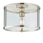 Endon 96150 Hopton Flush Glass Ceiling Light
