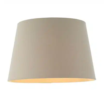 Grey Linen Fabric Lamp Shade 16 Inch