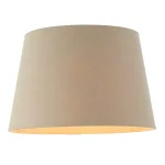 Grey Linen Fabric Lamp Shade 16 Inch