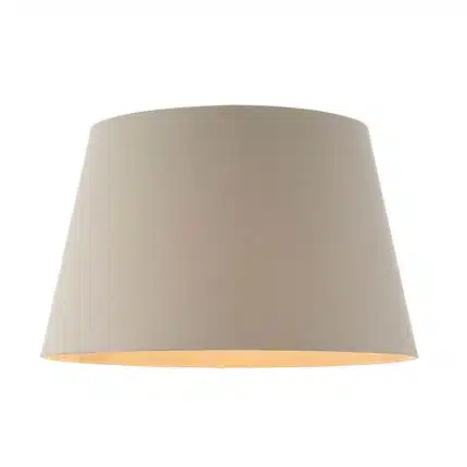 Grey Linen Fabric Lamp Shade 18 Inch