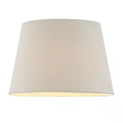 Ivory Linen Fabric Lamp Shade 12 Inch