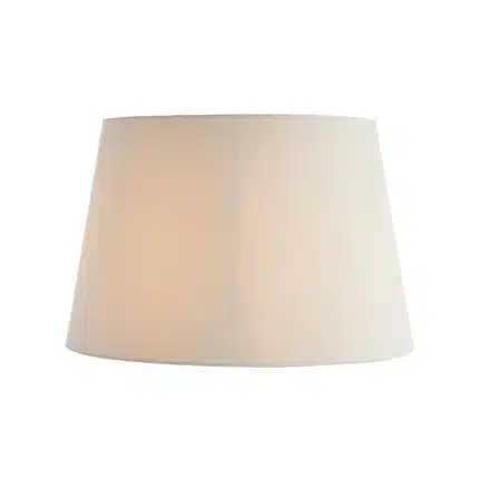 Ivory Linen Fabric Lamp Shade 16 Inch