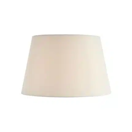 Ivory Linen Fabric Lamp Shade 18 Inch