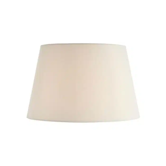 Ivory Linen Fabric Lamp Shade 18 Inch