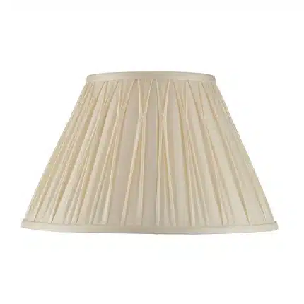 Pinch Pleats Ivory Lamp Shade