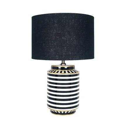 Black and White Tall Table Lamp