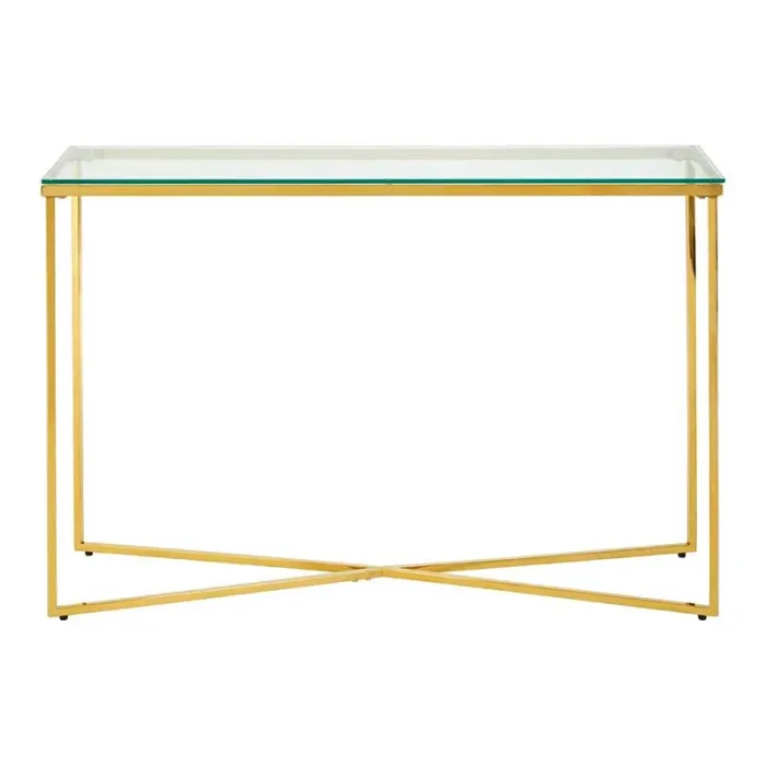 Cross Base Console Table