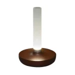 Frosted Vase Rust USB Table Lamp