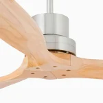 Pine Matt Nickel Large Ceiling Fan