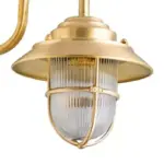 Polished Brass Outdoor Wall Lantern