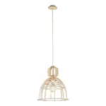 Modern Natural Wood Pendant Light