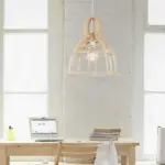 Modern Natural Wood Pendant Light