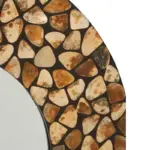 Amber Stones Modern Wall Mirror