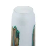 Multicolour Hues Tall Glass Vase