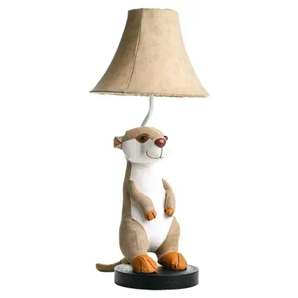 Eddie the meerkat table lamp children's room lighting