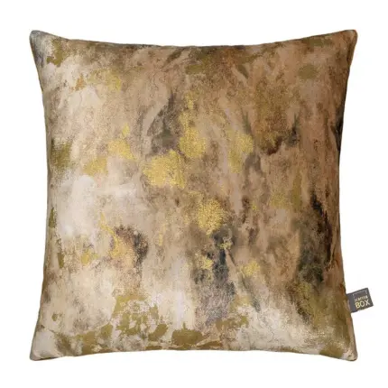 Gold Soft Velvet Fabric Cushion