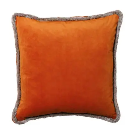 Terra Two Tone Soft Velvet Cushion