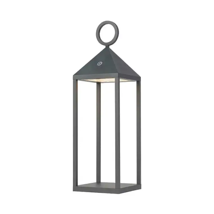 Black Outdoor Rechargeable Lantern