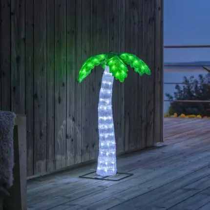 LED Acrylic Palm Tree Garden Decoration