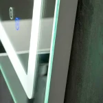 LED CCT Portrait Bathroom Mirror Depth Detail