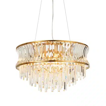 Brushed Warm Brass Chandelier Pendant Light