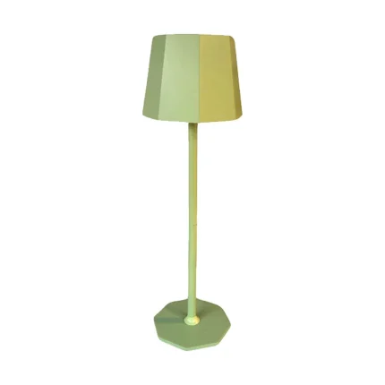 Green touch control rechargeable table lamp for indoor and outdoor use