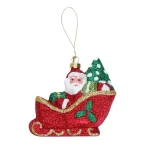 Santa in Sleigh Christmas Tree Decoration