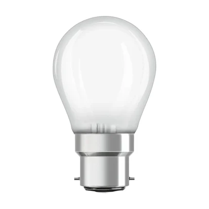 4W B22 Frosted Golf LED Bulb 2700K Non Dimmable