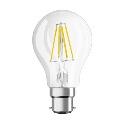 6.5W B22 Clear LED Bulb 2700K Non Dimmable